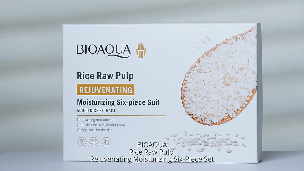 BIOAQUA - Rice Raw Pulp Rejuvenating Set