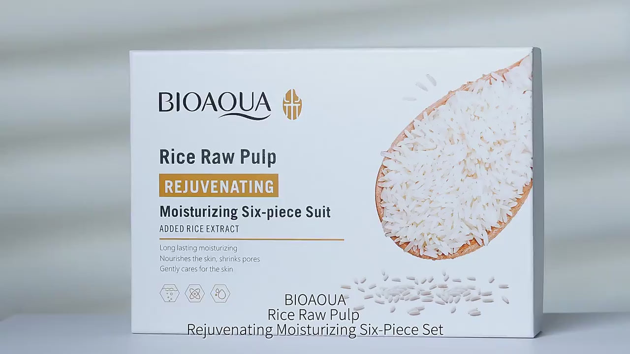 BIOAQUA - Rice Raw Pulp Rejuvenating Set